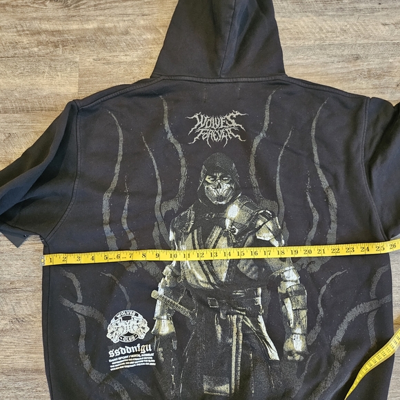 Darc Sport Scorpion "Pierce" Hoodie in Black - Picture 11 of 11